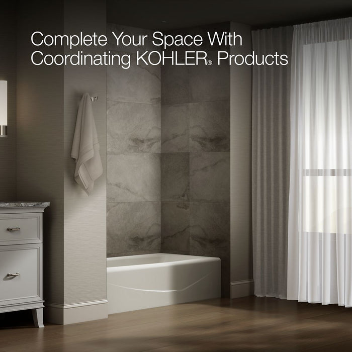 KOHLER KOHLER K-715 Villager 60" x 30-1/4" alcove bath, left drain