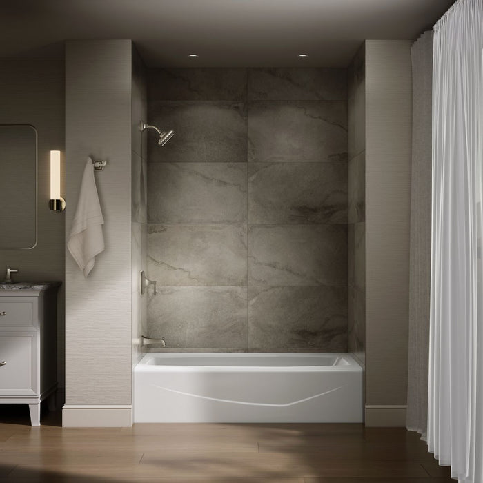 KOHLER KOHLER K-715 Villager 60" x 30-1/4" alcove bath, left drain