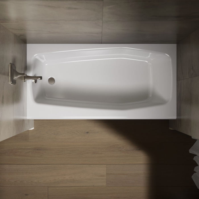 KOHLER KOHLER K-715 Villager 60" x 30-1/4" alcove bath, left drain