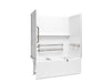 Sterling 71600117 Forum Traverse 60" x 30" Above-floor-drain Vikrell® Bath/shower with Aging in Place Backerboards, Grab...