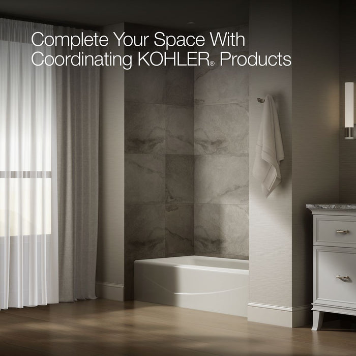 KOHLER Villager 60" x 30-1/4" alcove bath, right drain