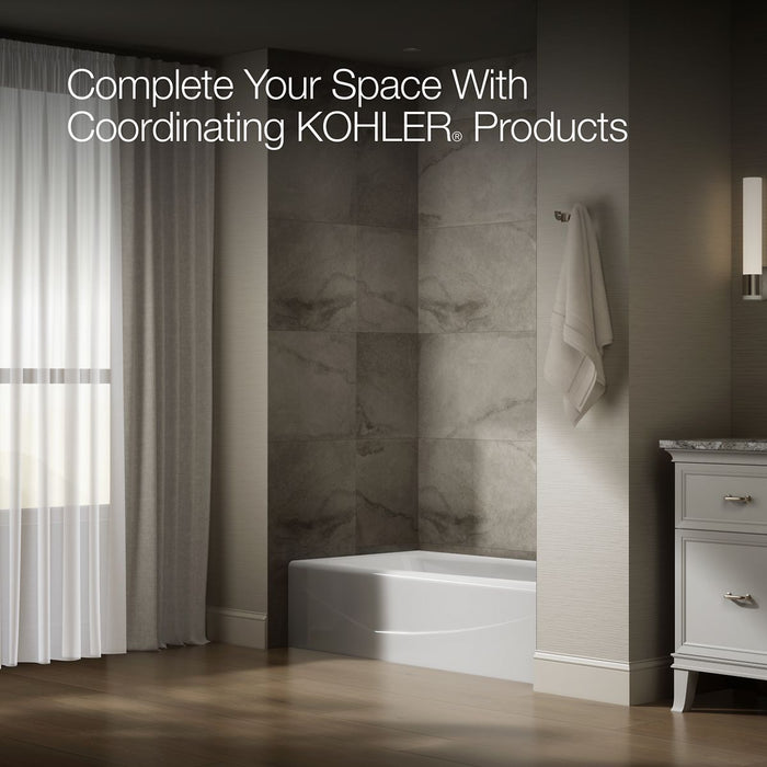 KOHLER Villager 60" x 30-1/4" alcove bath, right drain