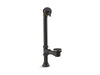 KOHLER Iron Works Decorative 1-1/2" adjustable pop-up bath drain for 5' whirlpool with tailpiece