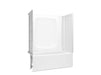 Sterling 71800118 Forum STORE+ 60" x 30" Above-floor-drain Vikrell® Bath/shower with Aging in Place Backerboards, Left...
