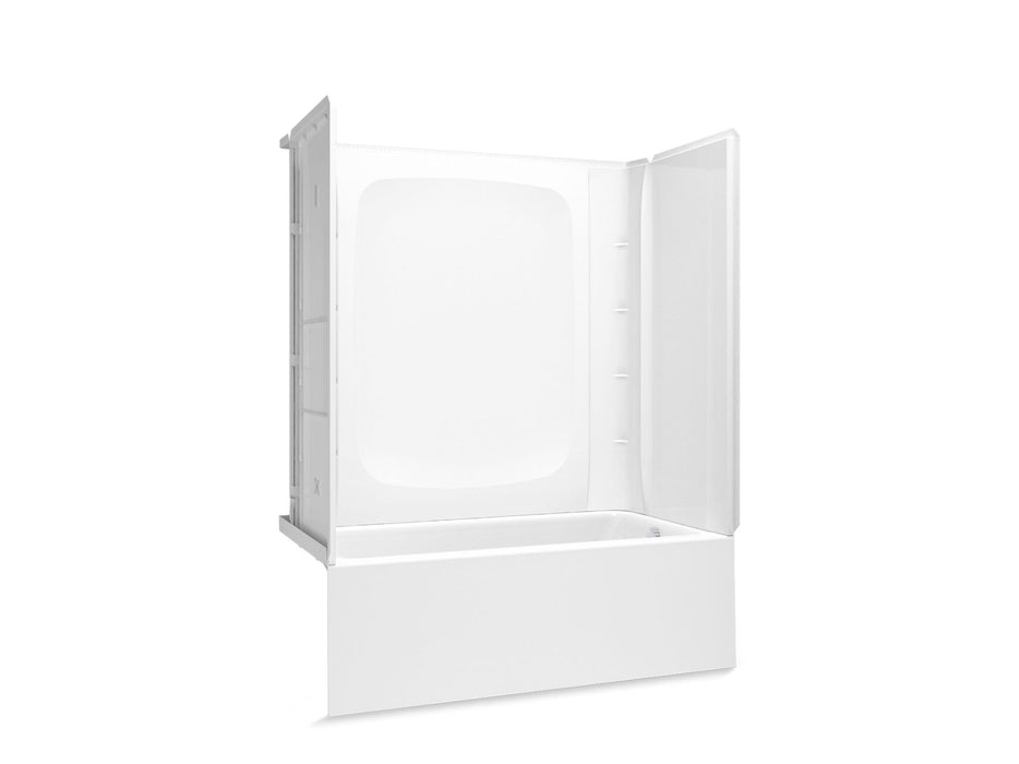Sterling 71800122 Forum STORE+ 60" x 30" Above-floor-drain Vikrell® Bath/shower, Right Drain, white