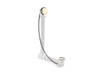 KOHLER K-7213 Clearflo Cable bath drain with PVC tubing, vibrant french gold