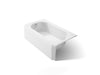 KOHLER K-721 Memoirs 60" x 33-3/4" alcove bath, left drain