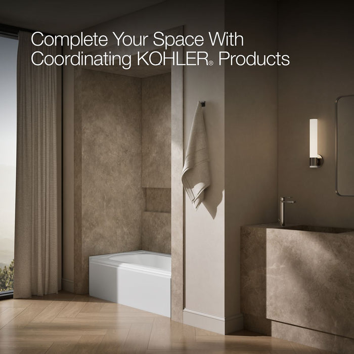 KOHLER Memoirs 60" x 33-3/4" alcove bath, right drain