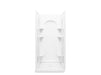 Sterling 72340100 Ensemble Curve 36" x 34" Vikrell® Shower, Center Drain, white