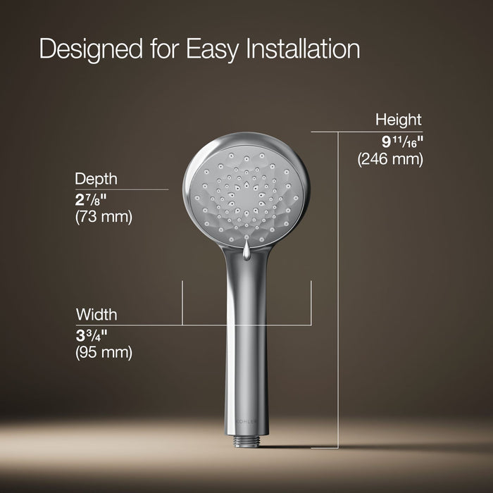 KOHLER K-72420-H Awaken Three-function handshower, 1.5 gpm