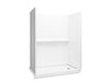 Sterling 72570120 Traverse 60" x 30" x 76-1/4" Vikrell® Shower, Right Drain, white