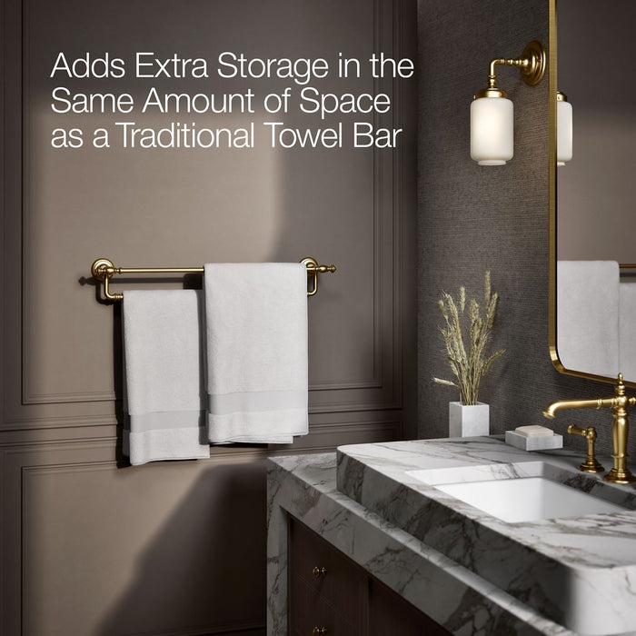 KOHLER Artifacts 24" double towel bar