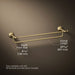 KOHLER Artifacts 24" double towel bar