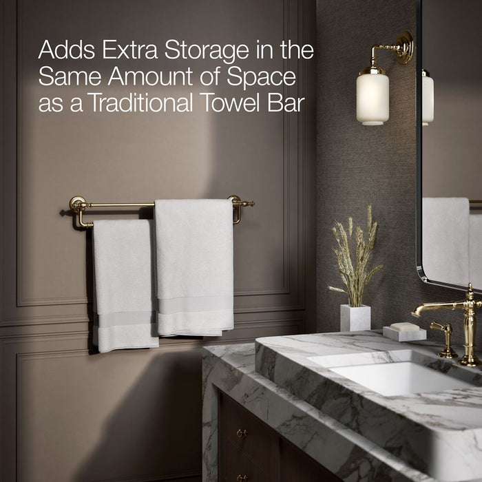 KOHLER Artifacts 24" double towel bar