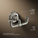 KOHLER Artifacts Double robe hook