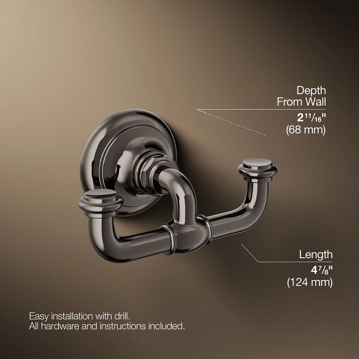 KOHLER Artifacts Double robe hook