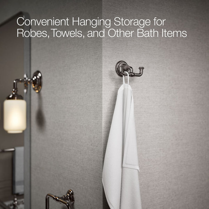 KOHLER Artifacts Double robe hook