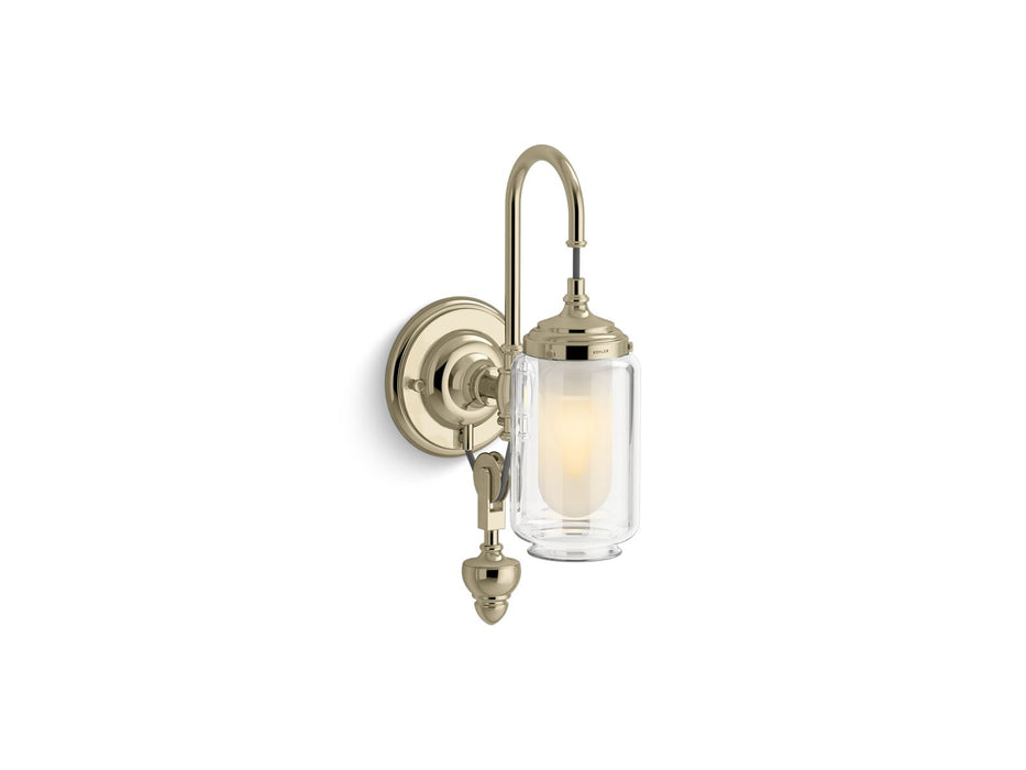 KOHLER K-72581 Artifacts One-light adjustable sconce, french gold - view 2