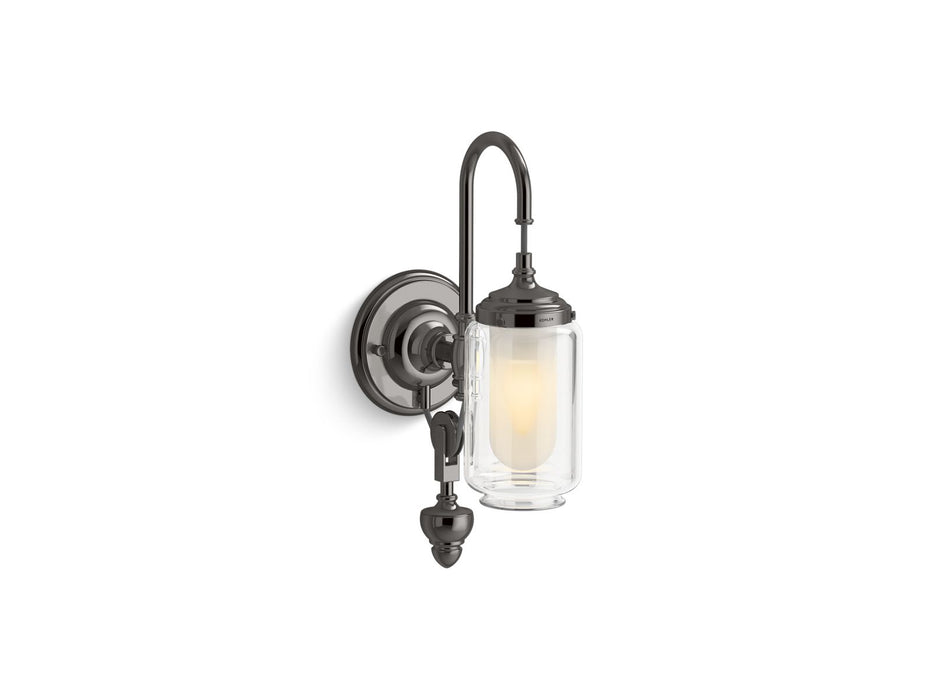 KOHLER K-72581 Artifacts One-light adjustable sconce, titanium - view 2