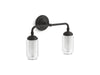 KOHLER K-72582 Artifacts Two-light sconce, matte black