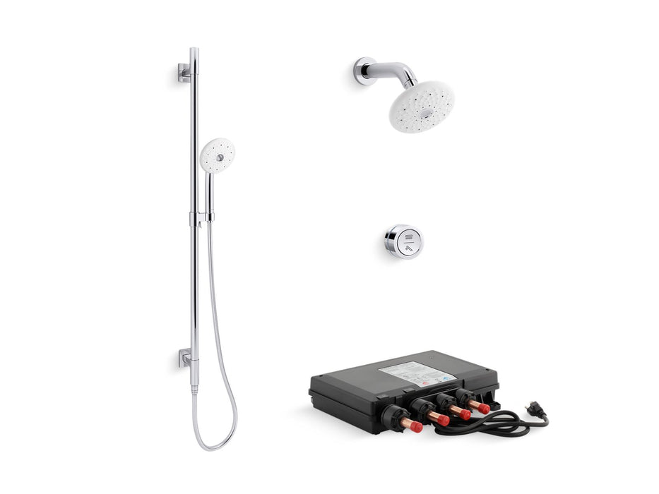 KOHLER K-72597-G Exhale B120 Four-function showerhead, 1.75 gpm, polished chrome