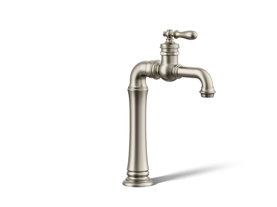 KOHLER K-72763-9M Artifacts Single-handle bathroom sink faucet, 1.2 gpm, vibrant brushed nickel