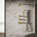 KOHLER K-72773 Artifacts Single-function showerhead, 2.5 gpm, vibrant brushed moderne brass - view 3