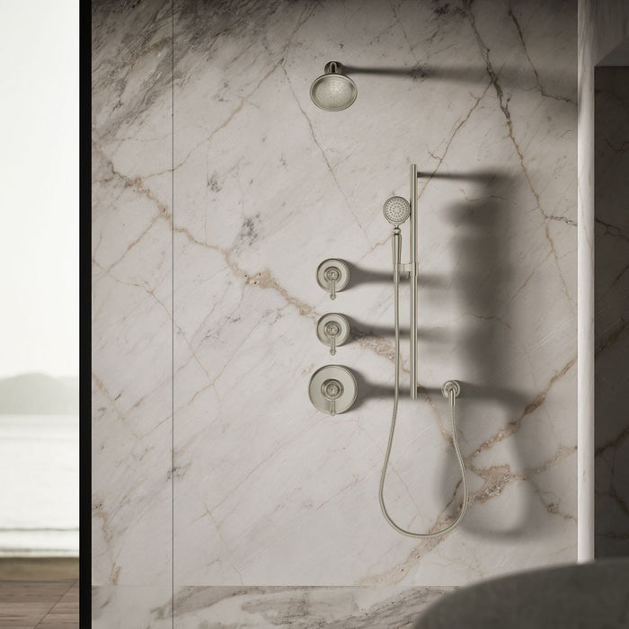 KOHLER K-72773 Artifacts Single-function showerhead, 2.5 gpm, vibrant brushed nickel - view 3