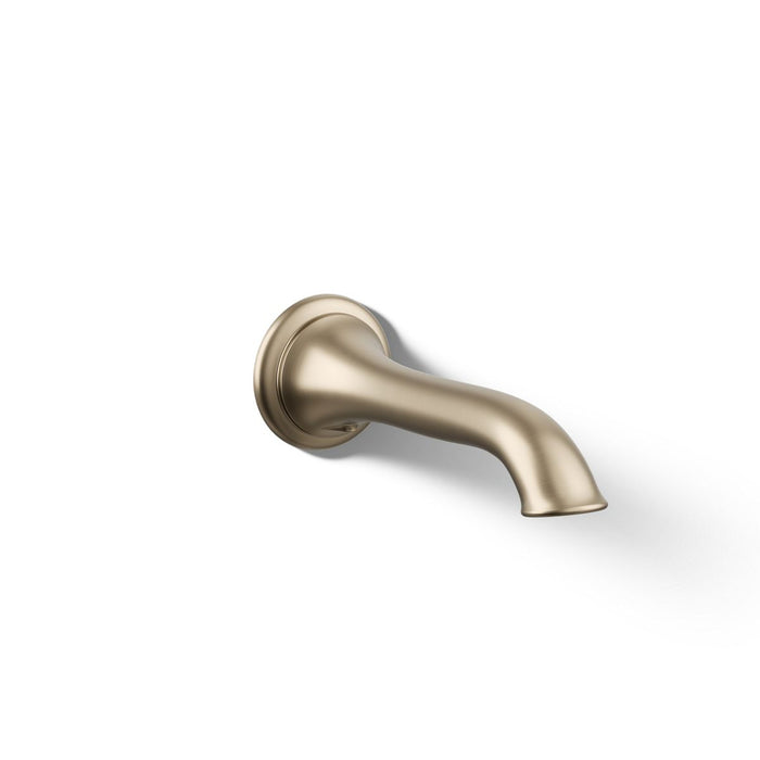 KOHLER K-72791 Artifacts Wall-mount bath spout with flare design