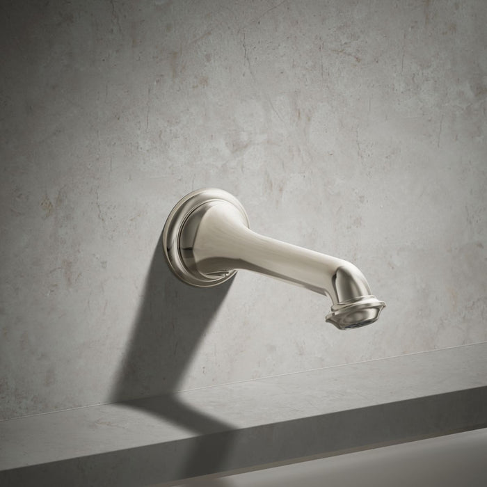KOHLER KOHLER K-72792 Artifacts Wall-mount bath spout with turned design