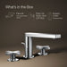 KOHLER K-73060-3 Composed Widespread bathroom sink faucet with Cross handles, 1.2 gpm, polished chrome - view 5