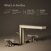 KOHLER K-73060-3 Composed Widespread bathroom sink faucet with Cross handles, 1.2 gpm, vibrant brushed bronze - view 5