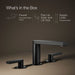 KOHLER KOHLER K-73060-4 Composed Widespread bathroom sink faucet with Lever handles, 1.2 gpm
