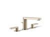 KOHLER K-73060-4 Composed Widespread bathroom sink faucet with Lever handles, 1.2 gpm