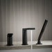 KOHLER K-73078-4 Composed Deck-mount bath faucet with handshower, matte black - view 5