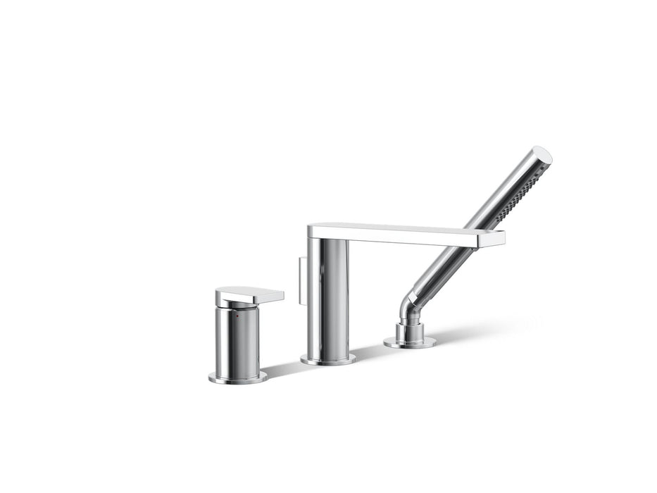 KOHLER K-73078-4 Composed Deck-mount bath faucet with handshower, polished chrome