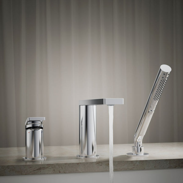 KOHLER K-73078-4 Composed Deck-mount bath faucet with handshower