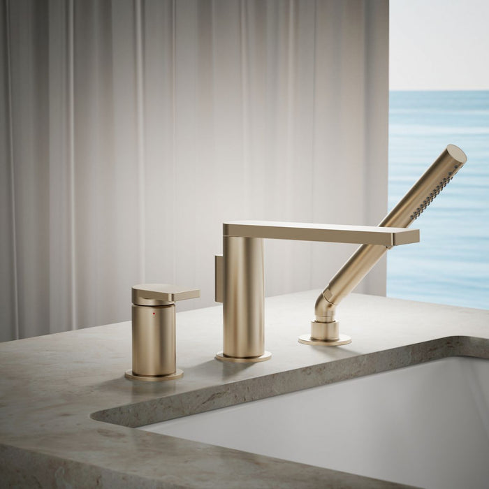 KOHLER K-73078-4 Composed Deck-mount bath faucet with handshower
