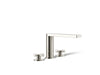 Kohler Composed Deck-mount bath faucet with cross handles