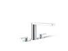 Kohler Composed Deck-mount bath faucet with lever handles