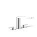 Kohler Composed Deck-mount bath faucet with lever handles