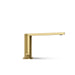 KOHLER K-73081-4 Composed Deck-mount bath faucet with lever handles, vibrant brushed moderne brass - view 2