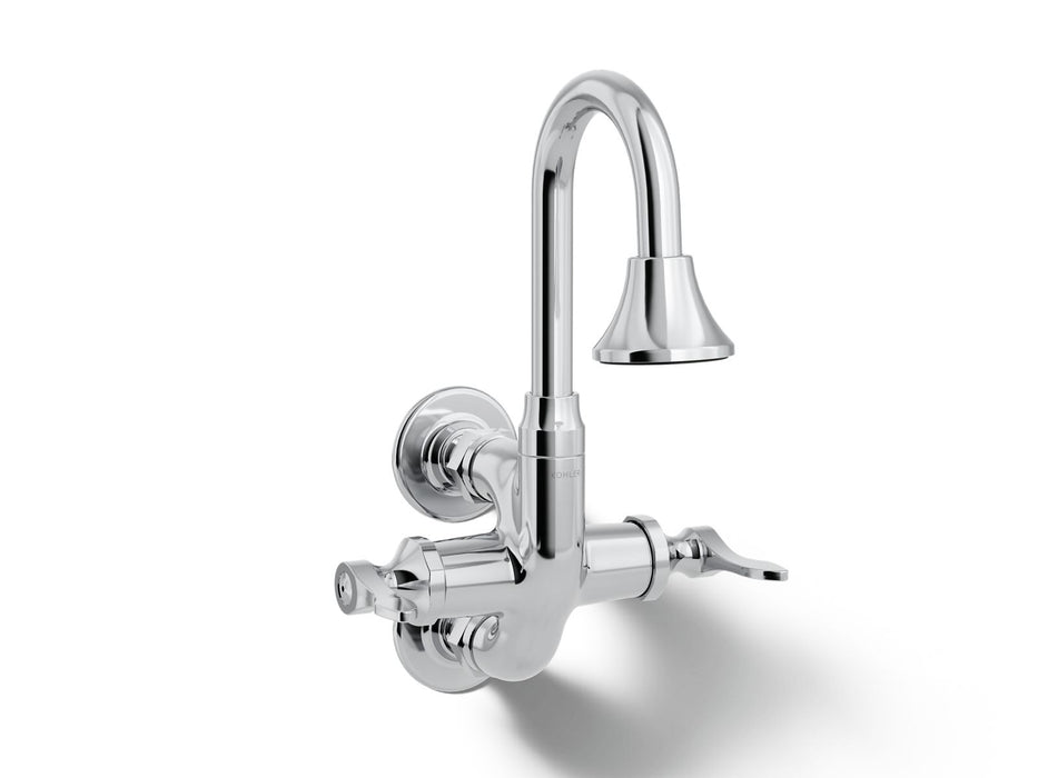 KOHLER K-730T70-4AJR Cannock|Triton Wall-mount lavatory faucet, 1.2 gpm