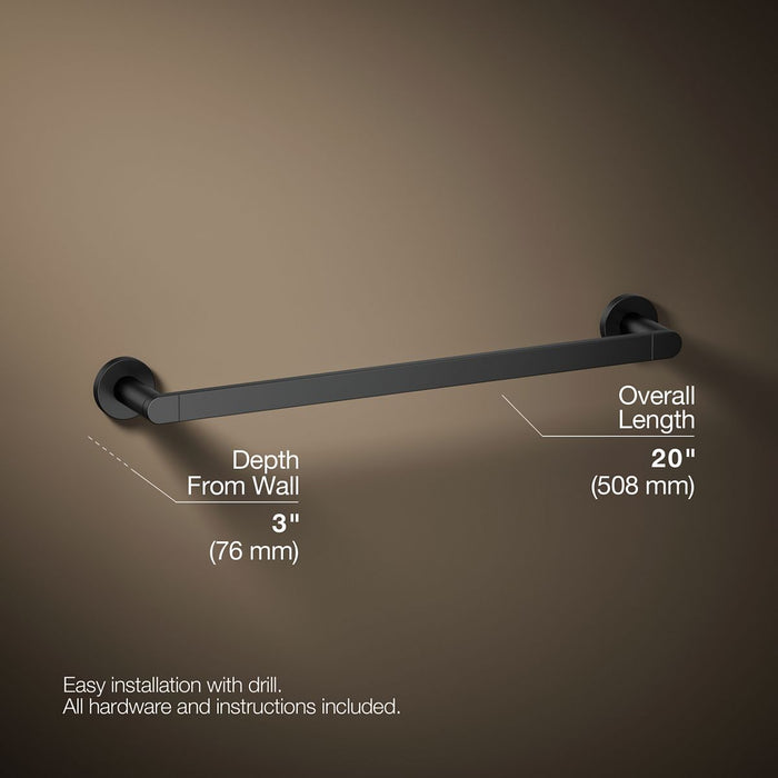 KOHLER Composed 18" towel bar