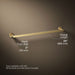 KOHLER Composed 24" towel bar