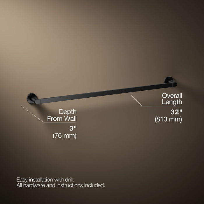 KOHLER Composed 30" towel bar