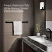 KOHLER K-73143 Composed 30" towel bar, matte black - view 5