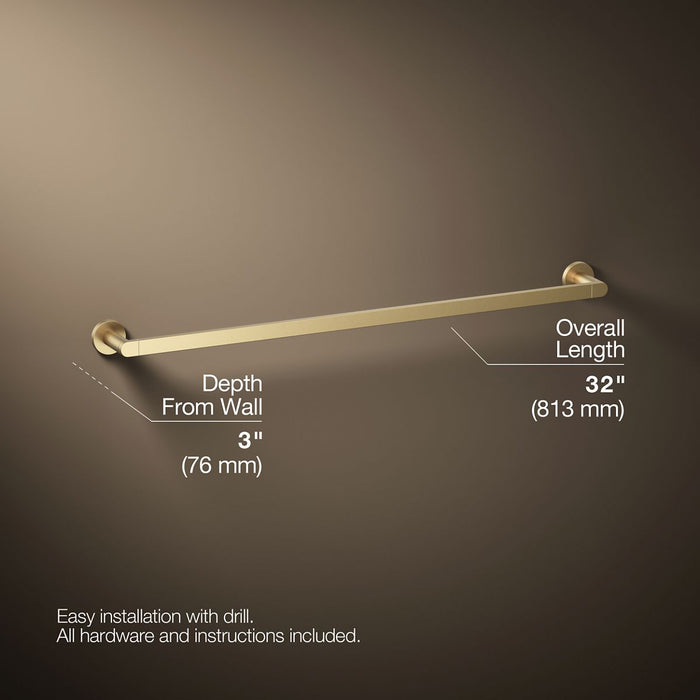 KOHLER Composed 30" towel bar