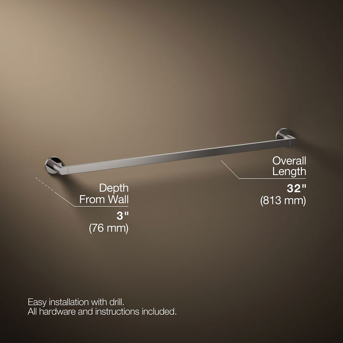 KOHLER K-73143 Composed 30" towel bar