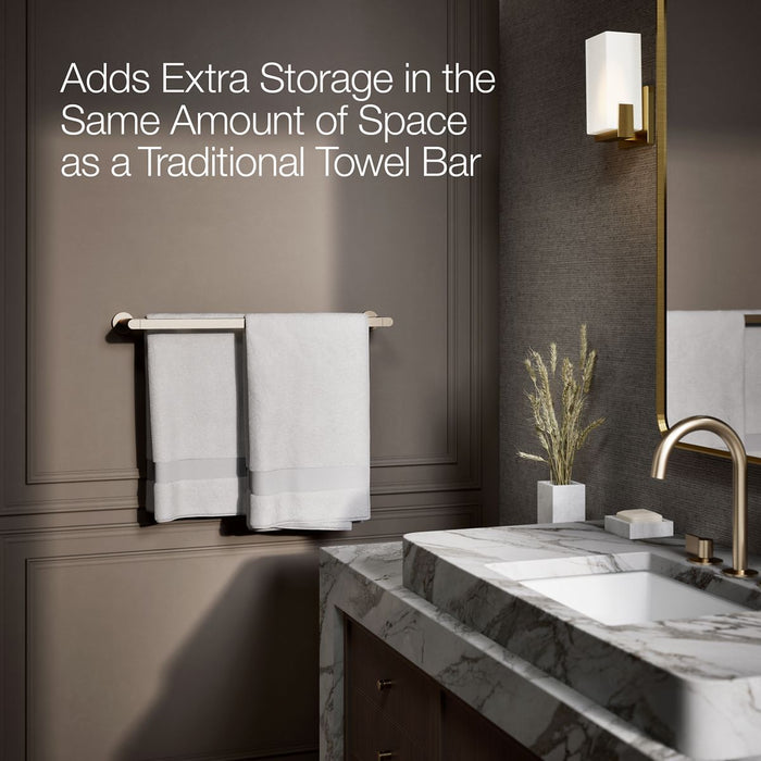 KOHLER K-73144 Composed 24" double towel bar